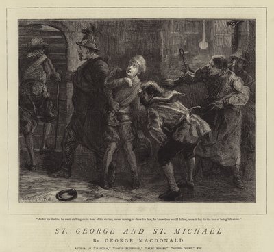 Św. Jerzy i Św. Michał autorstwa Sydney Prior Hall