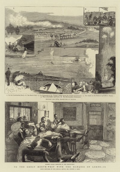 Na wielki północny zachód z markizem Lorne, II autorstwa Sydney Prior Hall
