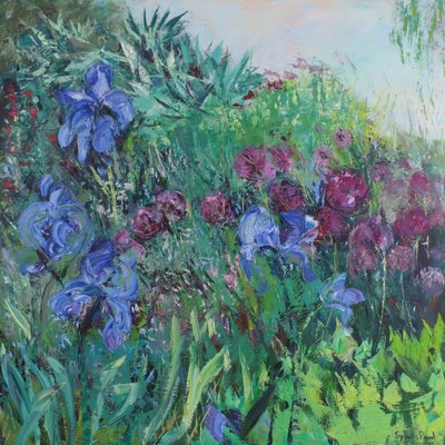 Irys z Allium autorstwa Sylvia Paul