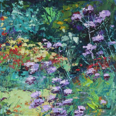 Summer Delight, 2021 (olej na płótnie) autorstwa Sylvia Paul