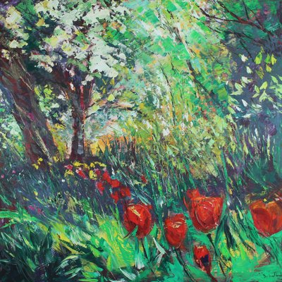 Tulipany i Lasy autorstwa Sylvia Paul