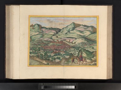 Widok na miasto Malaga Malaga (tytuł na obiekcie) autorstwa Symon Novelanus (possibly)