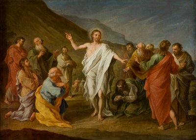 Chrystus ukazujący się apostołom po zmartwychwstaniu autorstwa Szymon Czechowicz