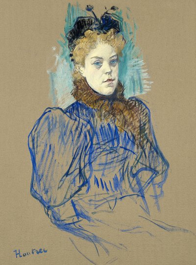 Portret May Milton (1895) autorstwa TOULOUSE LAUTREC