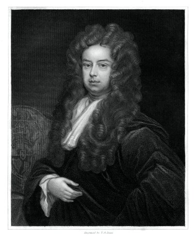 John Somers, 1. baron Somers, Lord Wysoki Kanclerz Anglii, 1833. autorstwa T. A. Dean