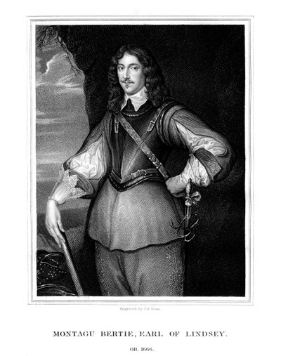 Montagu Bertie, 2. hrabia Lindsey, 1826. autorstwa T. A. Dean