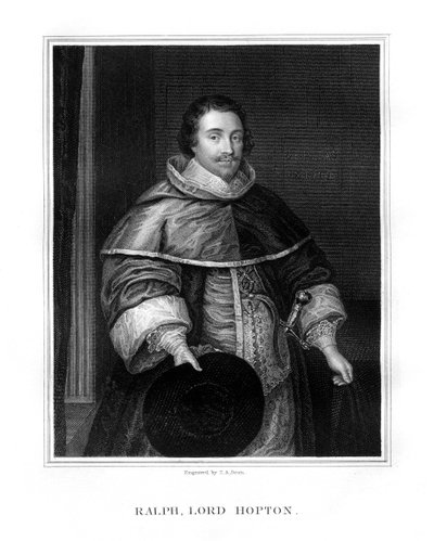 Sir Ralph, Lord Hopton, angielski żołnierz, 1827 r. autorstwa T. A. Dean