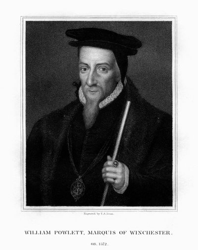 William Paulet, 1. markiz Winchester, angielski mąż stanu, 1828. autorstwa T. A. Dean