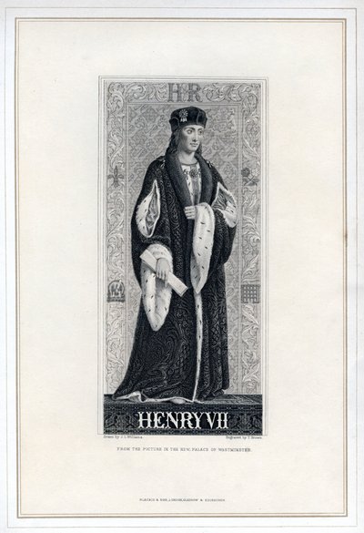 Henryk VII z Anglii, XIX wiek. autorstwa T. Brown
