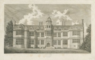 Ingestre Hall: grawerowanie autorstwa T Carter