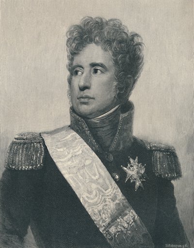 Jacques-Alexandre-Bernard Law, markiz Lauriston, c1810, 1896 autorstwa T. Johnson