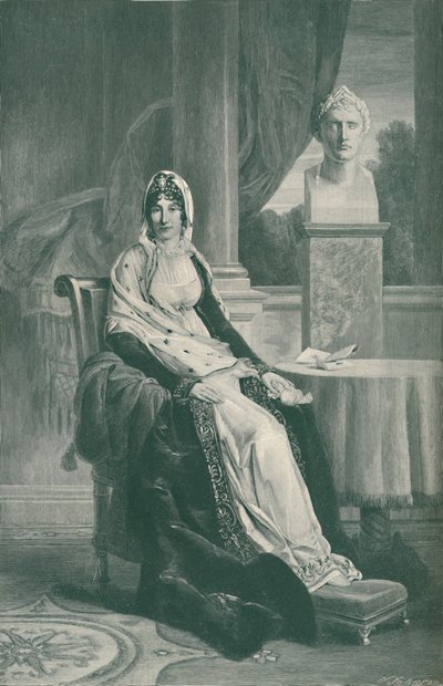 Marie-Laetitia Ramolino Bonaparte - Matka Napoleona I, c1800-1804, 1896 autorstwa T. Johnson