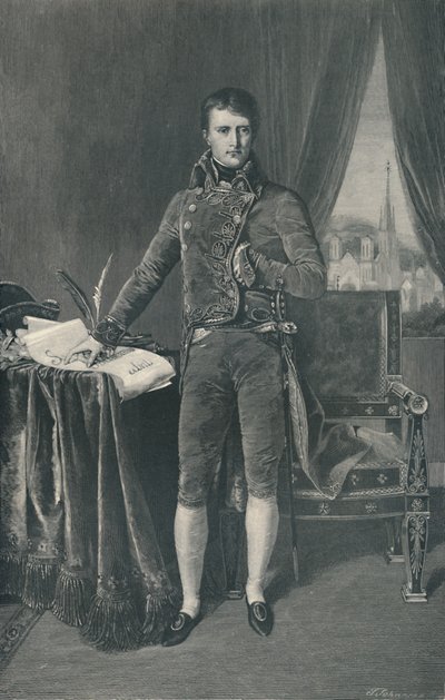 Napoleon Bonaparte, Pierwszy Konsul, 1803-1804, 1896 autorstwa T. Johnson