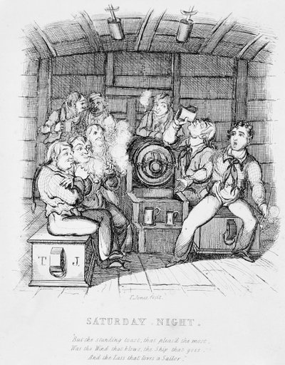 Sobotnia noc autorstwa T. Hampson Jones