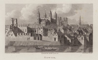 Tower of London (rycina) autorstwa T. Medland
