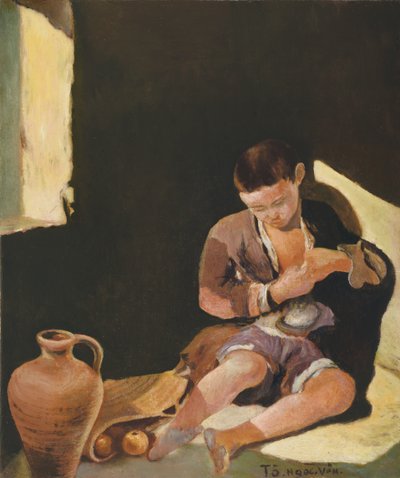 Sen następnego dnia, ok. 1940 (olej na płótnie) autorstwa Tô Ng?c Vân
