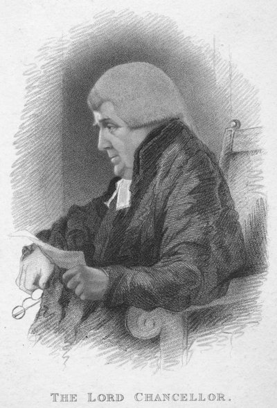 Lord Kanclerz, ok. 1820 r. autorstwa T. Wright