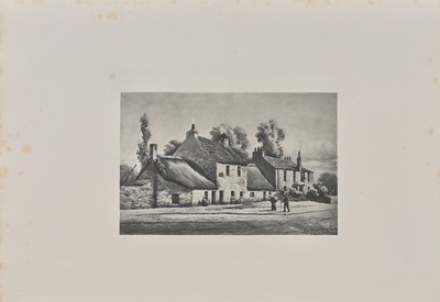 The Wheat Sheaf Inn, przy wjeździe na New Dumbarton Road autorstwa T. and R. Annan and Sons