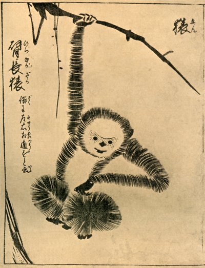 Małpa, 1720, 1924. autorstwa Tachibana Morikuni