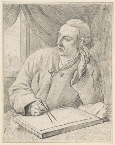 Portret (Hansa) Jacoba Ottena Husly autorstwa Taco Scheltema (I)