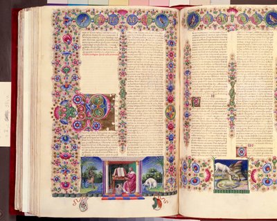 List św. Pawła do Rzymian, ilustracja w podwójnym folio z 