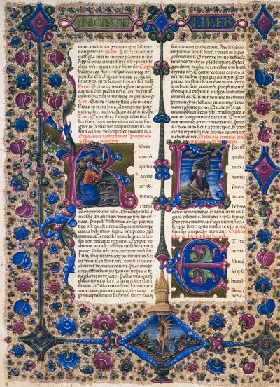 Incipit z Księgi proroka Barucha, z tomu II Biblii Borso d