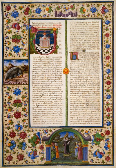 Incipit z I Księgi Machabejskiej, z tomu I Biblii Borso d