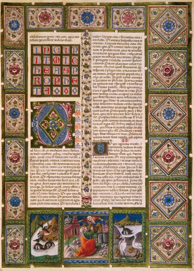Incipit z II Księgi Machabejskiej, z tomu II Biblii Borso d