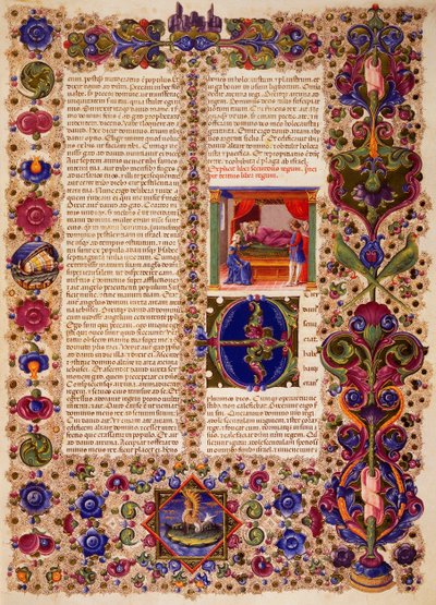Incipit z I Księgi Królewskiej, z tomu I Biblii Borso d