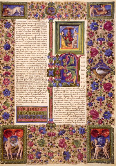 Incipit z I Księgi Samuela, z tomu I Biblii Borso d