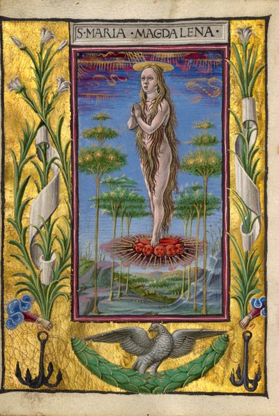 Maria Magdalena uniesiona w górę autorstwa Taddeo Crivelli