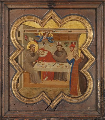 Tod des Edlen von Celano autorstwa Taddeo Gaddi