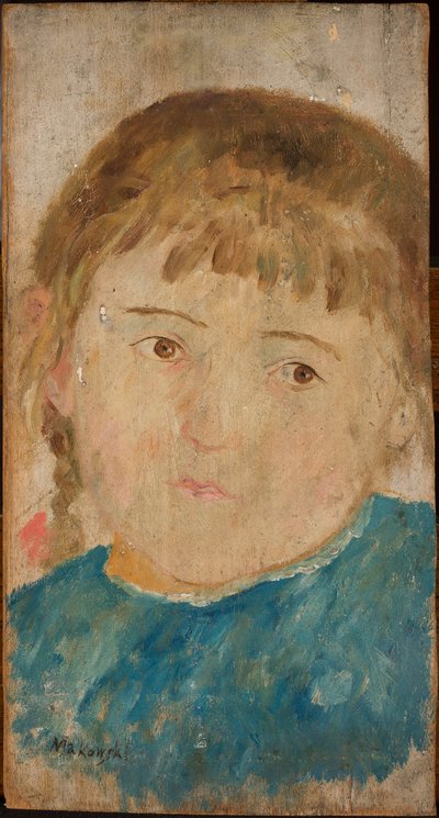 Mädchen im blauen Kleid autorstwa Tadeusz Makowski
