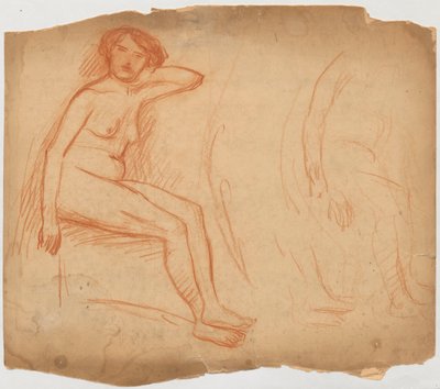 Studie einer sitzenden Frau autorstwa Tadeusz Makowski