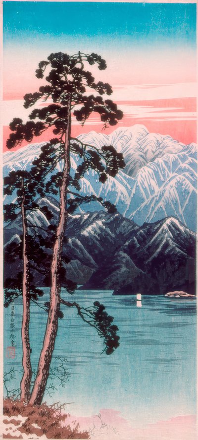 Zalegający śnieg na górze Shirane, Nikko autorstwa Takahashi Hiroaki