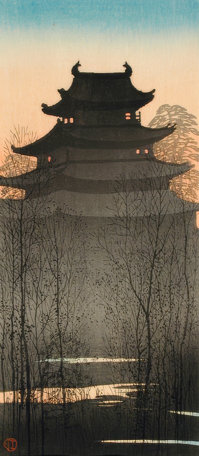 Zamek Nagoi autorstwa Takahashi Hiroaki