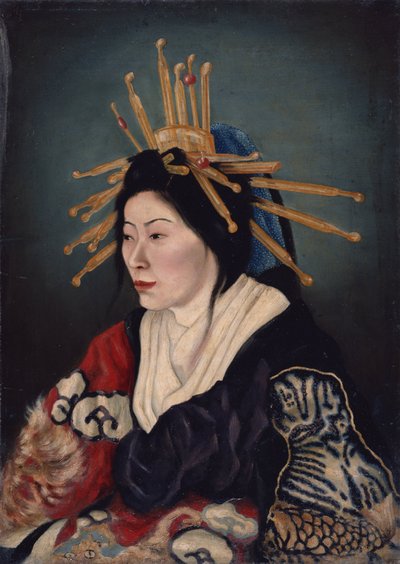 Piękność (kurtyzana) autorstwa Takahashi Yuichi
