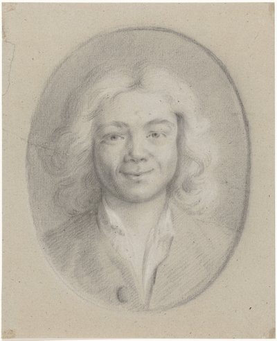 uśmiechnięty młody człowiek autorstwa Tako Hajo Jelgersma (attributed to)