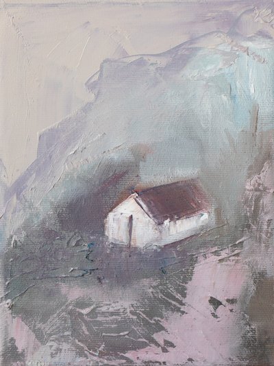 Domek w Misty Mountain autorstwa Tamar Green