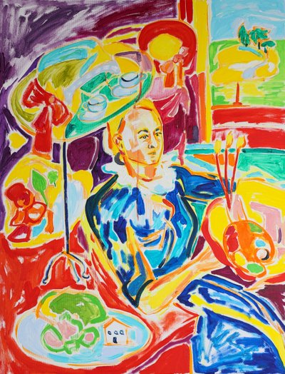 Żywy portret artysty autorstwa Tamara Jare