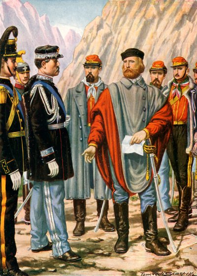 Garibaldi zostaje poproszony o wstrzymanie kampanii w Trentino. Odpowiada: jestem posłuszny autorstwa Tancredi Scarpelli