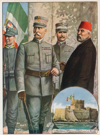 Generał Giovanni Ameglio, zdobywca Rodos autorstwa Tancredi Scarpelli