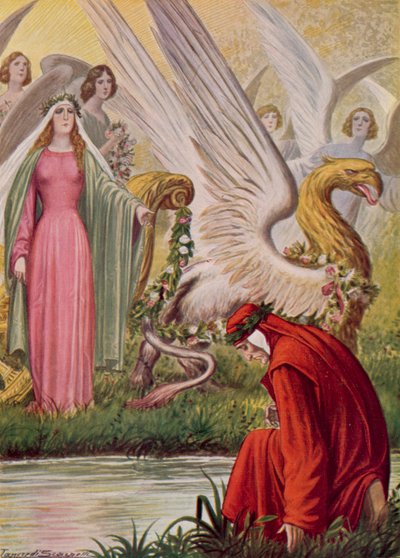 Ilustracja do Boskiej Komedii Dantego autorstwa Tancredi Scarpelli
