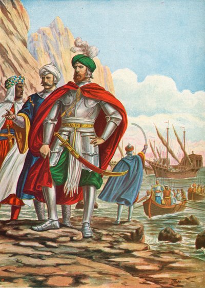 Mustafa ląduje na Cyprze w 1570 autorstwa Tancredi Scarpelli
