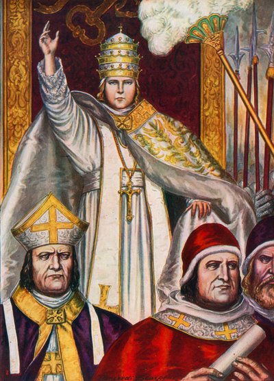 Papież Benedykt IX wybrany na papieża w wieku 12 lat w 1032 r autorstwa Tancredi Scarpelli