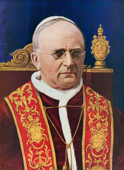 Papież Pius XI autorstwa Tancredi Scarpelli