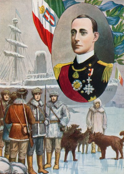Wyprawa polarna księcia Abruzji autorstwa Tancredi Scarpelli