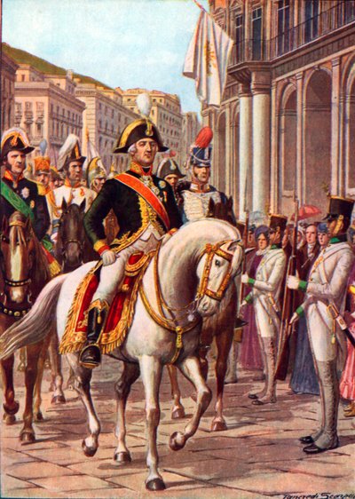 Powrót Ferdynanda IV do Neapolu autorstwa Tancredi Scarpelli