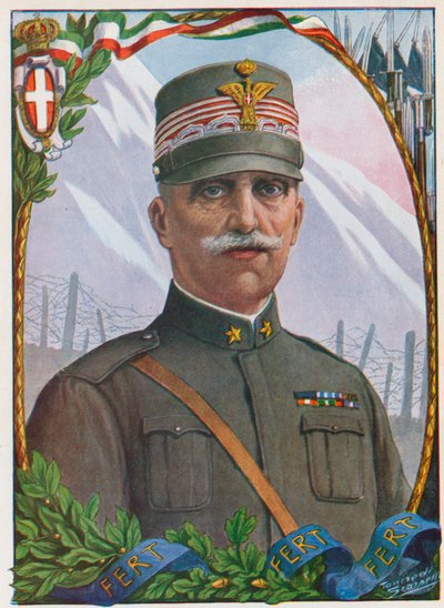 Wiktor Emanuel III, król-żołnierz autorstwa Tancredi Scarpelli