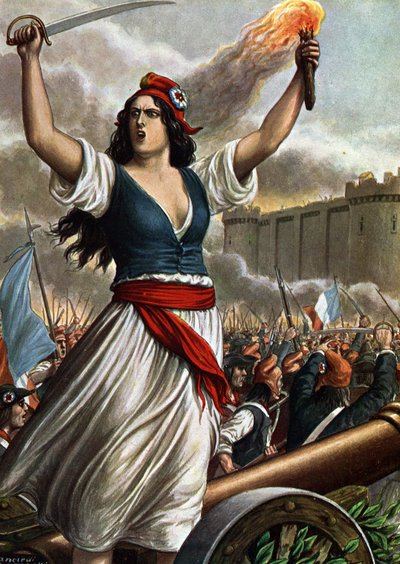 Rewolucja francuska 1789 r.: szturm na Bastylię 14 lipca autorstwa Tancredi Scarpelli
